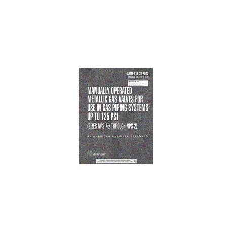 ASME B16.33-2002 (R2007)